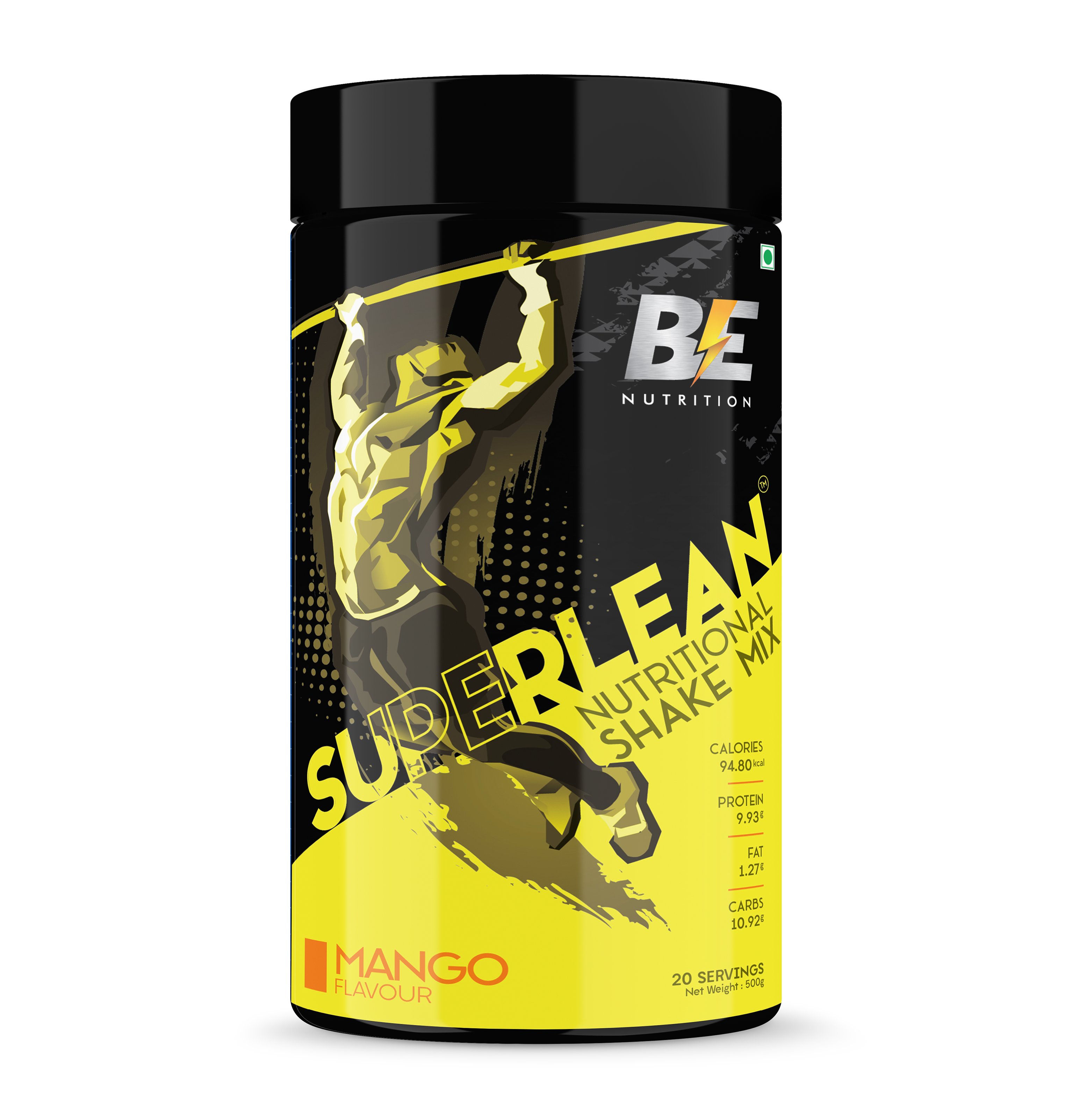 Be Nutrition - Be Nutrition Superlean Nutritional Shake Mix (Mango) 500gm -  Darjuv9 - A online shopping store